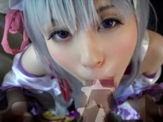 エロ同人みたいな唾液たっぷりのフェラRe：ゼロから始める異世界生活リゼロエミリア