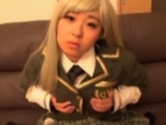 （さとう愛理）かわゆい巨乳コスプレっ子にオナニーさせたり、フェラやパイズリで抜いてもらう！