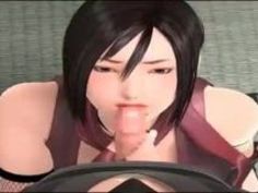 エロアニメ 巨乳 フェラ 口内射精 美女