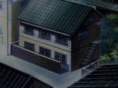 アニメの女の子がこぶし