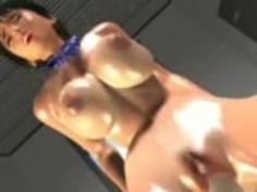 エッチな3Dアニメレズビアンはコックを共有します