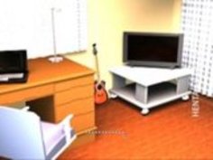 ビッグコックに乗ってホット3Dアニメのひよこ