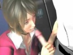 セクシーなアニメの雌犬は、オーラルセックスを与えます