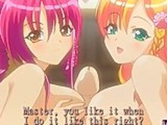 ヘンタイの女の子が吸って、人によって犯される