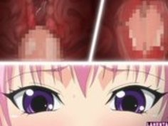 Pinkhaired変態ベイビーはみんな一生懸命雄鶏に乗り