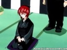 アニメ巨乳の女の子のハードファックセッション