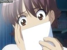 ティーンアニメはこすり乳白色のおっぱいを取得