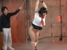 【JK引き裂きアナル拷姦木村つな】鼻フックで辱め肛門フックで引き裂き拷問！