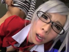 【希咲エマ】アニメコスのエロギャルがバックからアナルにぶち込まれイキ狂う