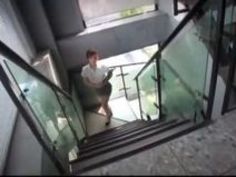 OL ぶっかけ 美女 尻コキ 尻