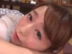 白石茉莉奈：透け乳首姿で誘惑する巨乳妻。焦らしセクロスで悶えまくり