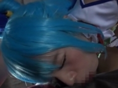 このすば、かわいくて形の良い巨乳なアクアコス！駄女神さんを皆で調教中出し、フェラ抜き！