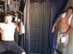 日本男児　シャワールーム　オナニー