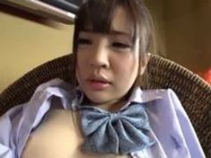 【佐々波綾】　美人娘女子高生佐々波綾ちゃんと制服を着せたままホテルでハメ撮りするエロ動画