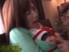 【佐々木あき】感度が高い美女妻が旦那と義弟に乳首やオ○ンコを刺激され、母乳まみれの3P