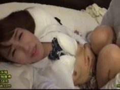 めちゃカワ女子高生をラブホに連れ込んで着衣セックス　初川みなみ