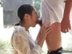 管野しずか　昼間の突然の激しい雨にズブ濡れの二人がワケありの雨宿り