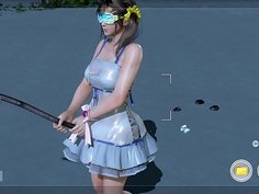 デッドオアアライブエクストリーム　ヴィーナスバケーション　みさき　スイカ割り　ワンピ