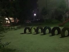 野外露出ローターチンポとアナルバイブオナニー