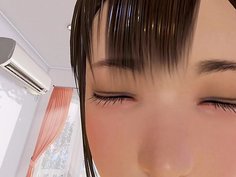 エイチティーシーバイヴ ブイアールエロゲ イリュージョン ブイアールカノジョ 女子高生　制服　キス　ぱふぱふ　０４