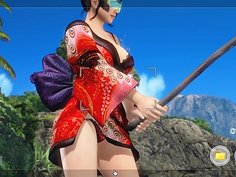 デッドオアアライブエクストリーム　ヴィーナスバケーション　女天狗　スイカ割り