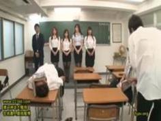 乱れが学校を正すために雇われた4人の痴女教師！特殊能力を使って男生徒を服従逆レイプ