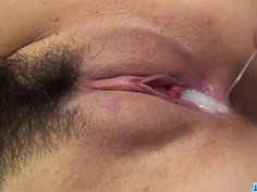 Kimono girl Rinka Kanzaki deals two massive cocks