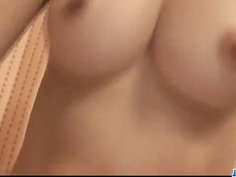 Strong threesome fuck with curvy ass Momoka Amai