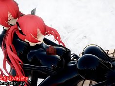 髪の匂いを嗅ぎながらたぷたぷパイズリ