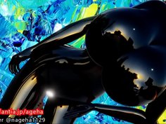 魔乳ホノルルのバック（反り気味）