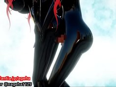 魔乳ホノルルのふたなり密着立ちバック