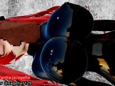 魔乳ホノルルのフェラチオ[3D MMD]