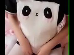 自撮り　パンダ少女