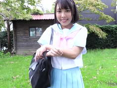 セーラー服美女をお家に下着姿でリコーダーを披露してもらう！[FAGN-009]