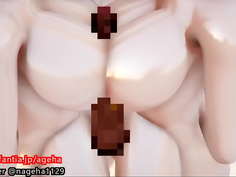 爆乳ダブルパイズリ