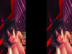 【Mikasa SMプレイ】　初・VR対応動画！！進撃のミカサにサキュバスのコスプレさせたら精子絞り取られた・・・