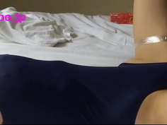 【SM】手足を拘束して「ローター」逝くまで固定（スク水）