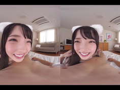 御坂りあ　～猫の恩返し～ 飼ってた愛猫がKawaii女の子になってご奉仕セックchuにゃん　「ご主人様！りありあだよ！わかる？だぁいすき」そんな具合でペロペロしてくる彼女を受け入れ、愛情確認していると彼女のようすが…？