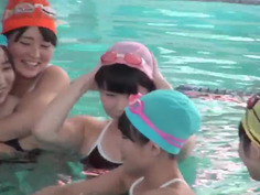 夏休み水泳教室スク水日焼け少女わいせつ映像