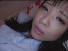 出会い系で知り合った激カワＪＫとホテルで中出しハメ！