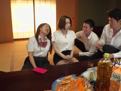 修学旅行の夜…王様ゲームで全裸にさせられ生徒にハメられまくった巨乳担任教師 田中ねね