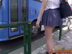 Upskirt sex group show with nasty Yuna Satsuki