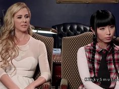 Student punished with anal sex in threesome bdsm