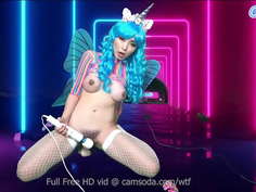 Asian Big Tits Marica Hase rides Sybian and masturbates to wild orgasm