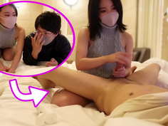 バキバキな 貞を筆おろし手コキしたらM男の潮吹きが止まらないので背面騎乗位で杭打ちピストンしてあげました。